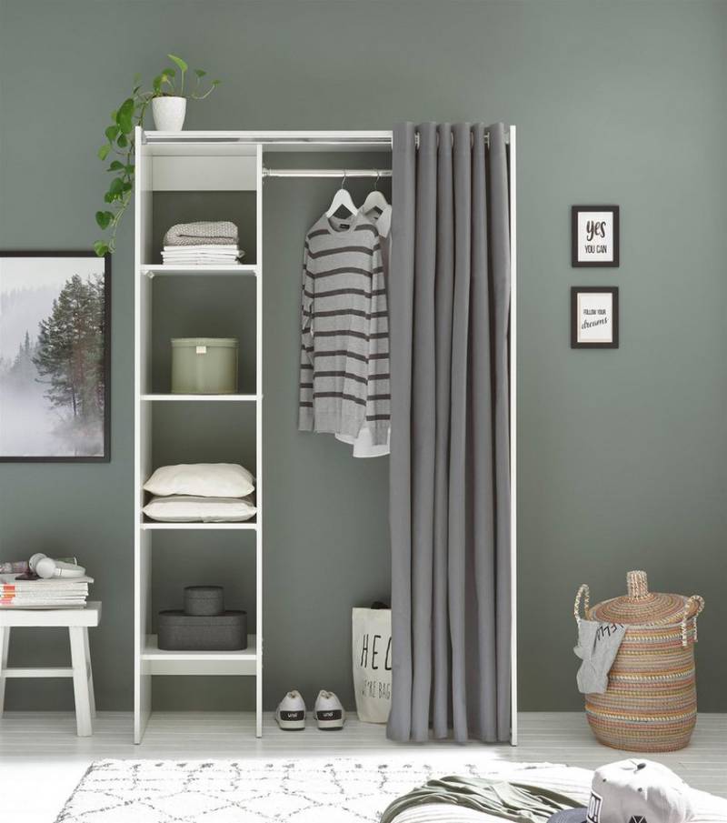möbelando Kleiderschrank Jill 120 x 195 x 50 cm (B/H/T) von möbelando
