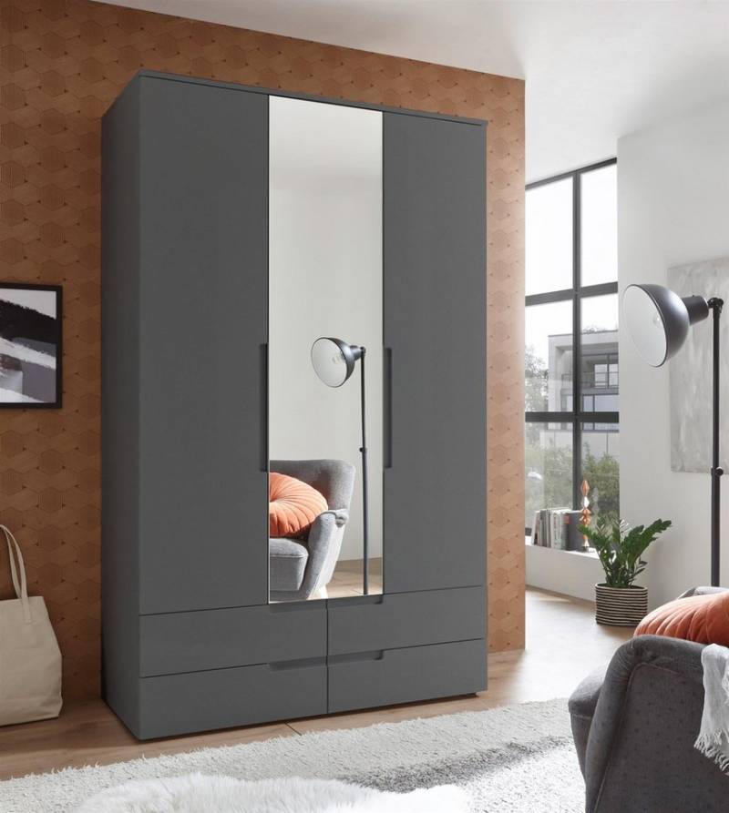 möbelando Kleiderschrank Suzette 126 x 208 x 57 cm (B/H/T) von möbelando