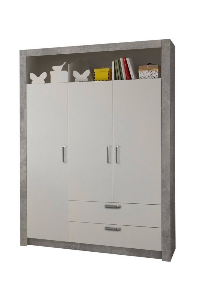 PREISBRECHER Kleiderschrank Timo 137 x 195,5 x 45 cm (B/H/T) von PREISBRECHER