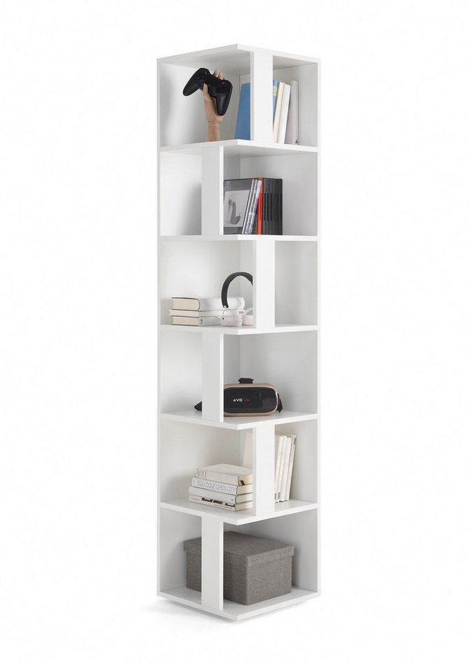 PREISBRECHER Eckregal Lasmos, 38 x 186 x 38 cm (B/H/T) von PREISBRECHER