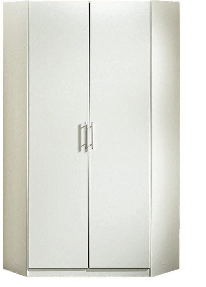 freiraum Eckschrank Runner (B/H/T: 95x198x95 cm) in Weiß mit 2 Türen und 8 Einlegeböden von freiraum