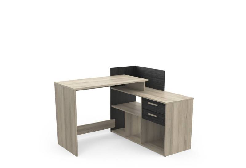 PREISBRECHER Eckschreibtisch Optima2, 121 x 87 x 109 cm (B/H/T) von PREISBRECHER