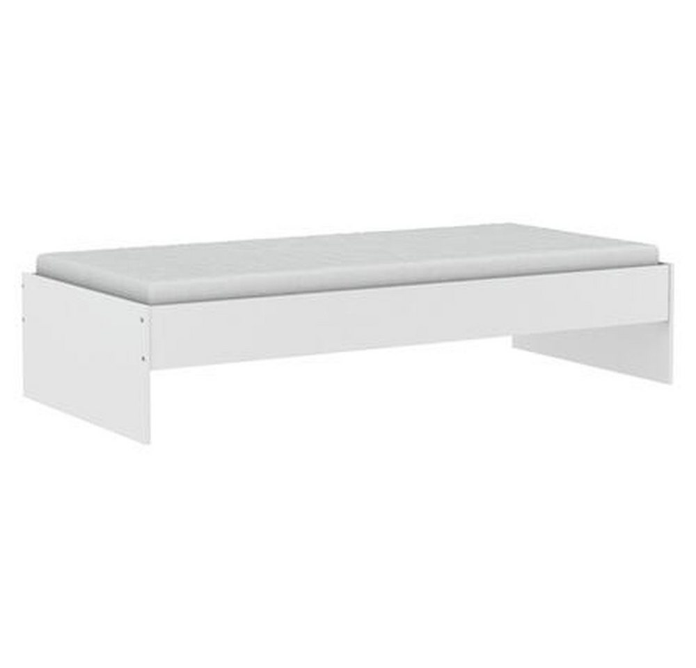 PREISBRECHER Einzelbett Tidy, in matt weiss. Abmessungen (BxHxT) 94x42x203 cm von PREISBRECHER