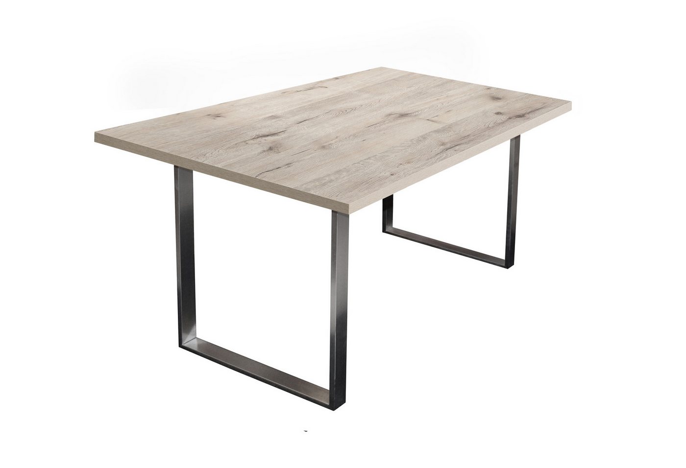 möbelando Esstisch Steel (BxHxT: 138x76x90 cm), in sandeiche von möbelando