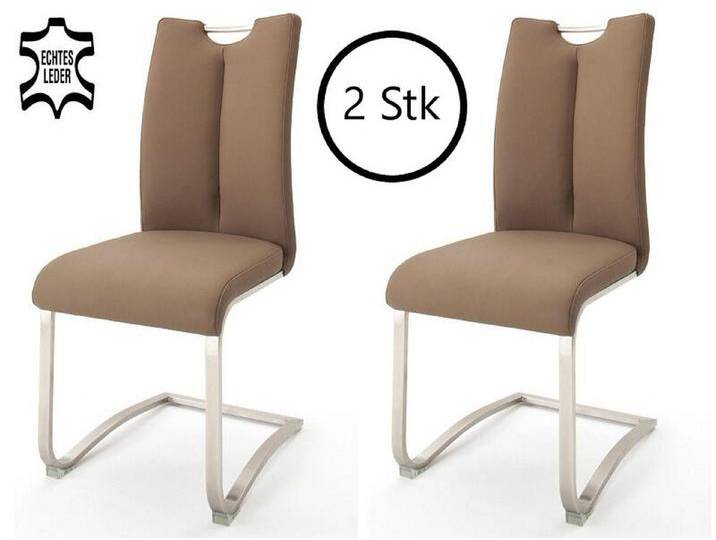 möbelando Esszimmerstuhl Kerrin (2-er Set, 2 St), 45 x 102 x 58 cm (B/H/T), Cappuccino von möbelando