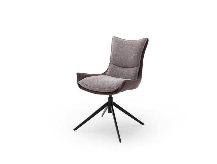 möbelando Esszimmerstuhl Kissamos (2-er Set, 2 St), 57 x 89 x 66 cm (B/H/T), braun rot, Rot Rostbraun von möbelando