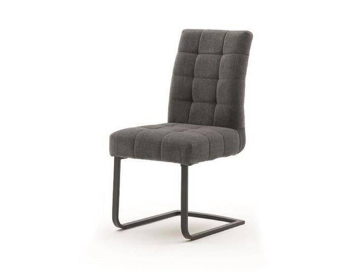 möbelando Esszimmerstuhl Salta (2-er Set, 2 St), 48 x 96 x 64 cm (B/H/T), grau, Dunkelgrau von möbelando