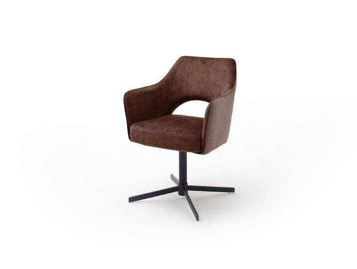 möbelando Esszimmerstuhl Viannos (2-er Set, 2 St), 64 x 85 x 61 cm (B/H/T), braun rot, Rotbraun von möbelando