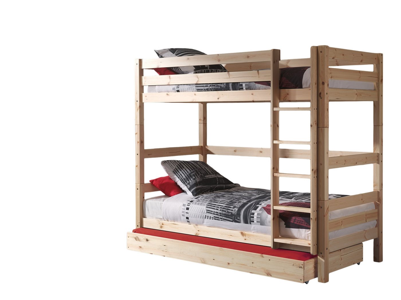 möbelando Etagenbett PINO, 210 x 161 x 105 cm (B/H/T) von möbelando