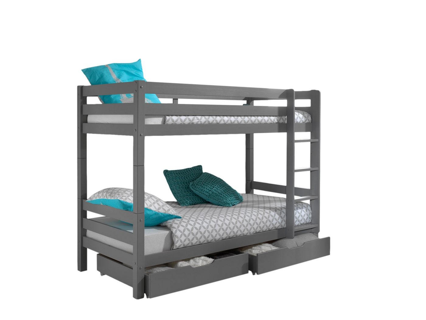 möbelando Etagenbett PINO, 210 x 161 x 105 cm (B/H/T) von möbelando