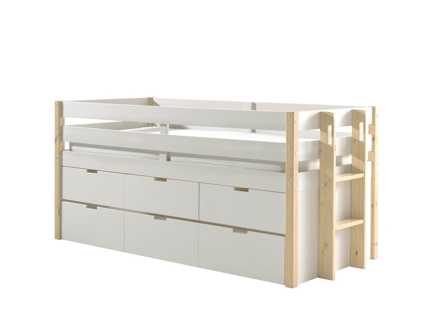 möbelando Funktionsbett MARGRIT, 219,4 x 100 x 97,8 cm (B/H/T) von möbelando