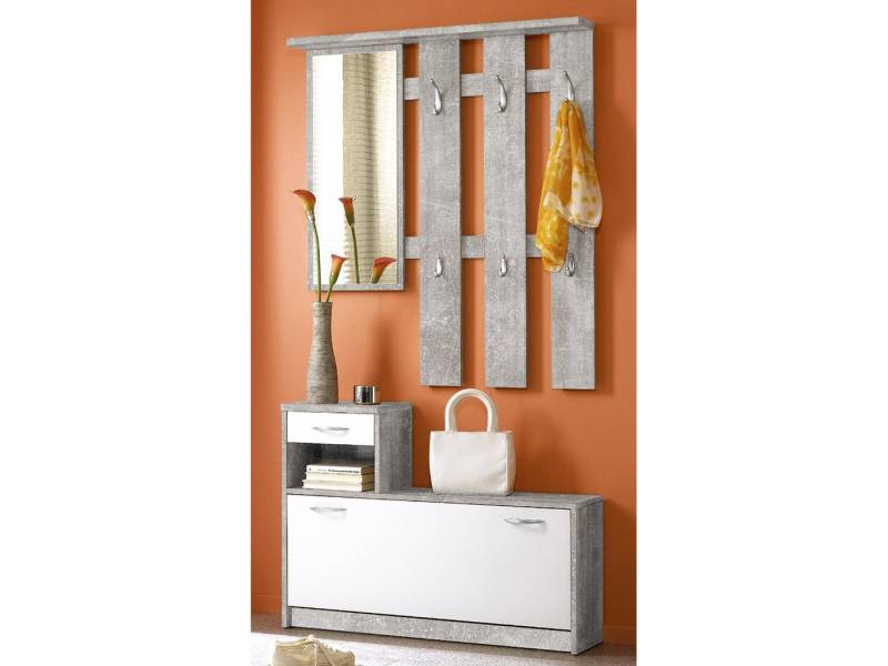 First LOOK Garderoben-Set 100 x 190 x 25 cm (B/H/T), (3-St) von First LOOK