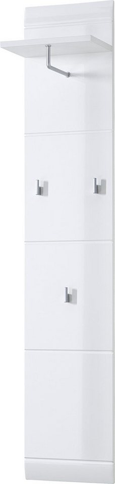 freiraum Garderobenpaneel 402 (BxHxT: 30x152x23 cm), aus MDF foliert, Kanten tiefgezogen in weiss von freiraum