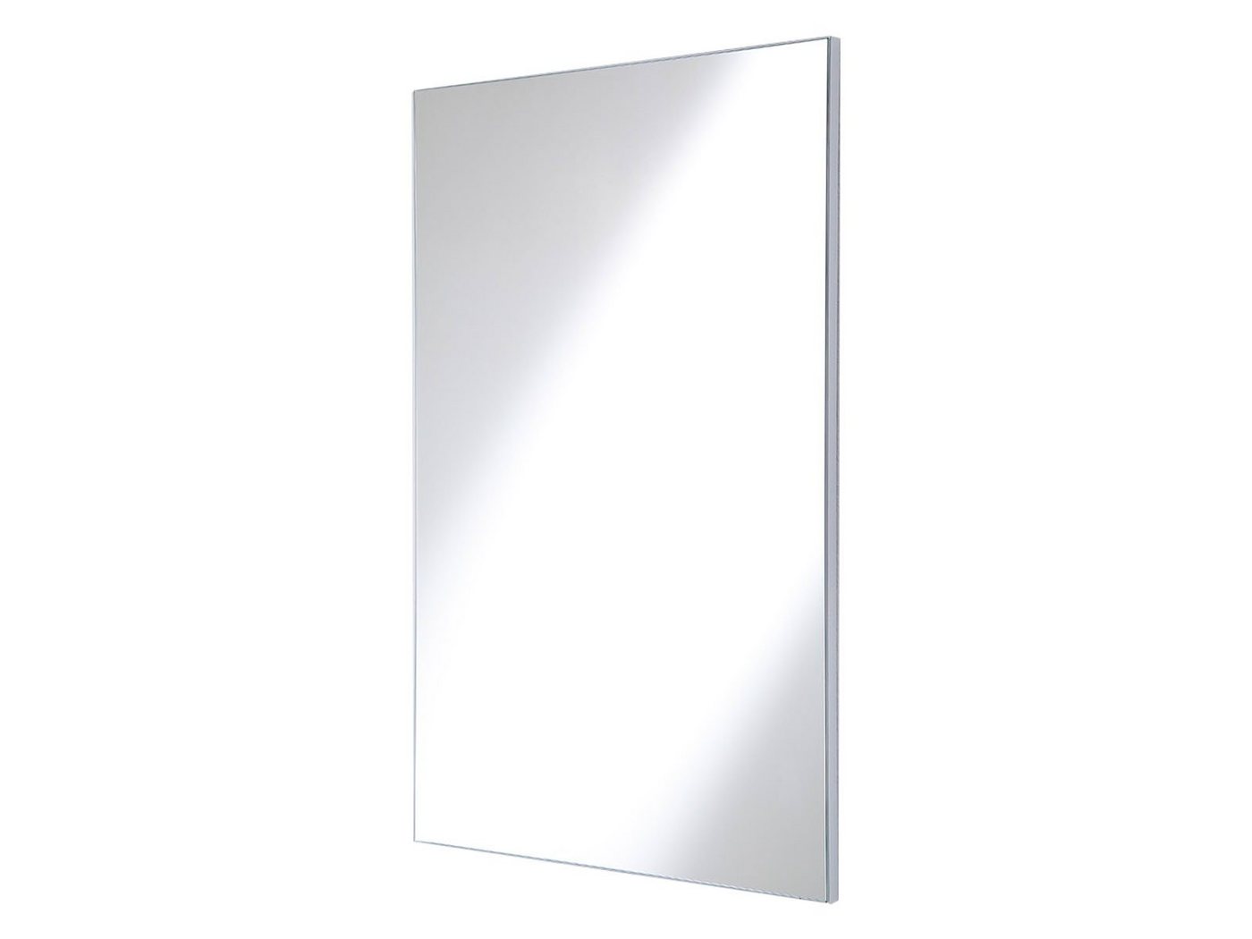möbelando Wandspiegel Dartford, Zeitloser Spiegel. Breite 50 cm, Höhe 80 cm, Tiefe 2 cm. von möbelando