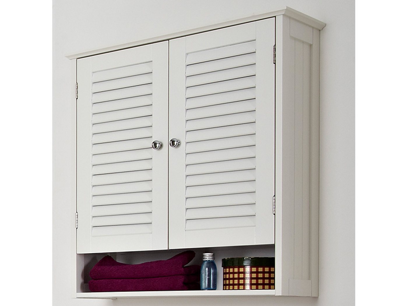möbelando Hängeschrank Jonathan 60 x 68 x 22,5 cm (B/H/T) möbelando Hängeschrank Jonathan 60 x 68 x 22,5 cm (B/H/T) von möbelando