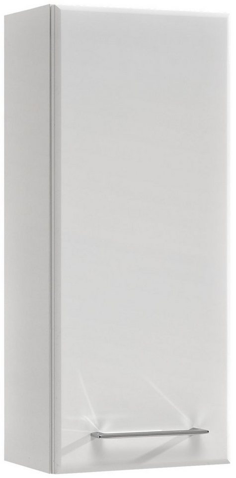 PELIPAL Hängeschrank in Weiß Hochglanz mit einer Tür und 2 Einlegeböden (BxHxT: 30x70x20 cm) von PELIPAL