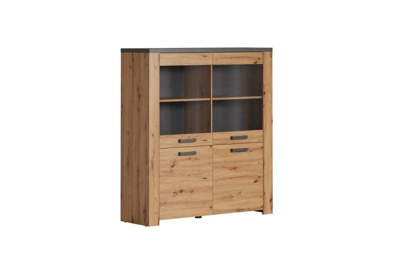 möbelando Highboard Follow, 127 x 139 x 40 cm (B/H/T) von möbelando