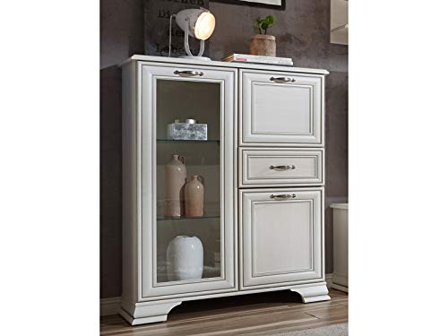 möbelando Highboard Standschrank Anrichte Sideboard Beistellschrank Kommode Valeria I von möbelando