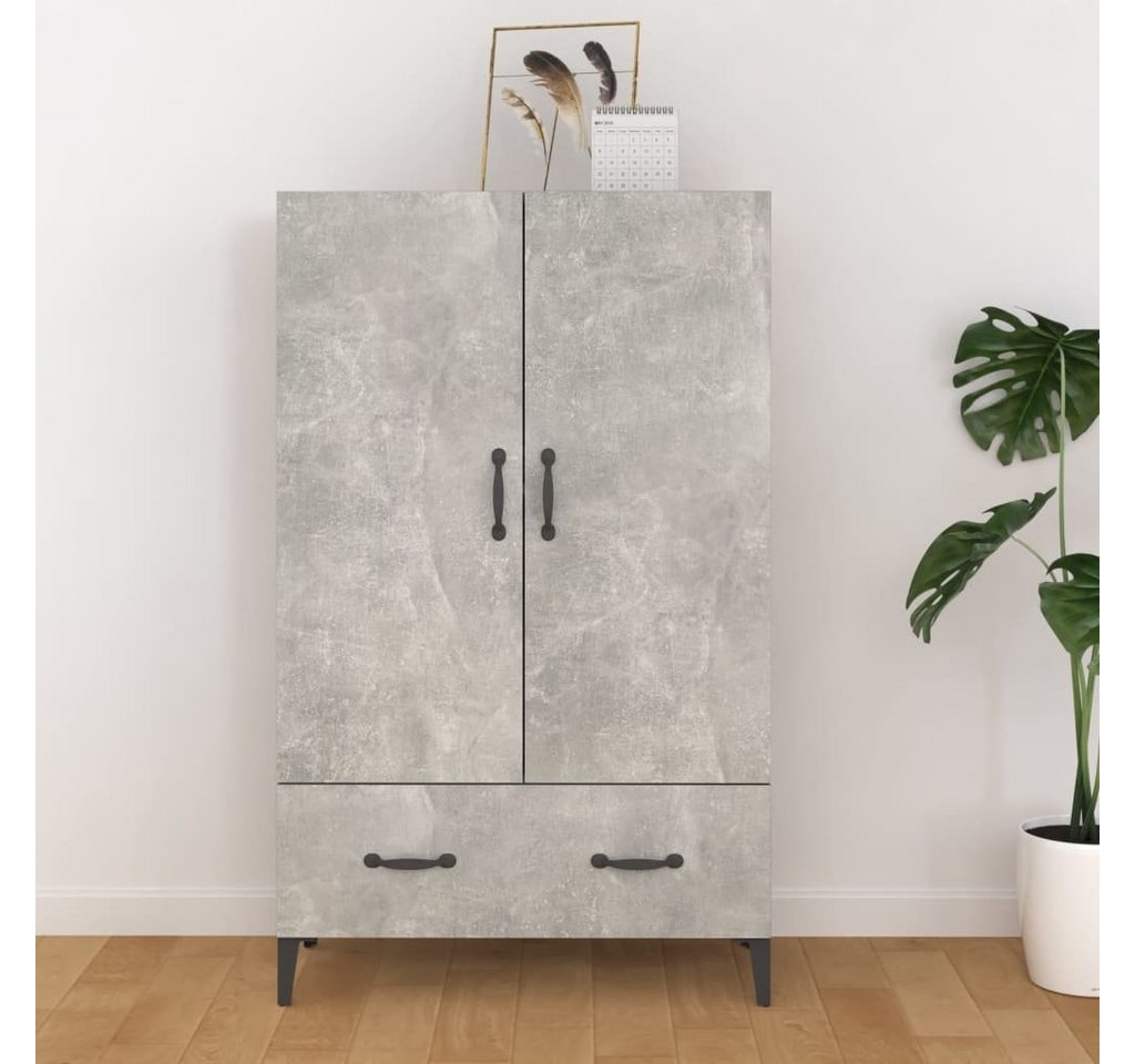 möbelando Highboard Torres (BxHxT: 70x115x31 cm), in Betongrau mit einer Schublade und 2 Türen von möbelando