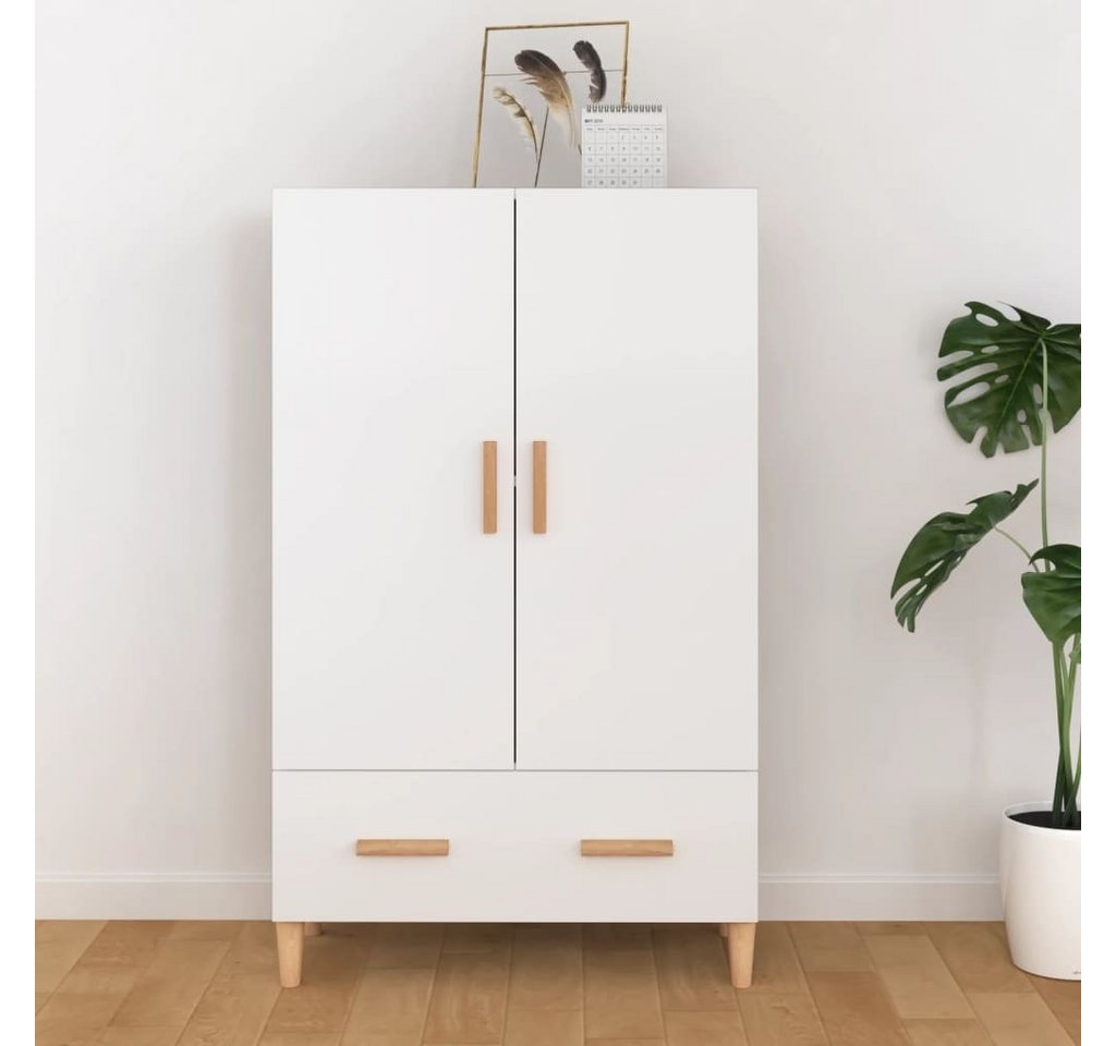 möbelando Highboard Torres (BxHxT: 70x115x31 cm), in Hochglanz-Weiß mit einer Schublade und 2 Türen von möbelando