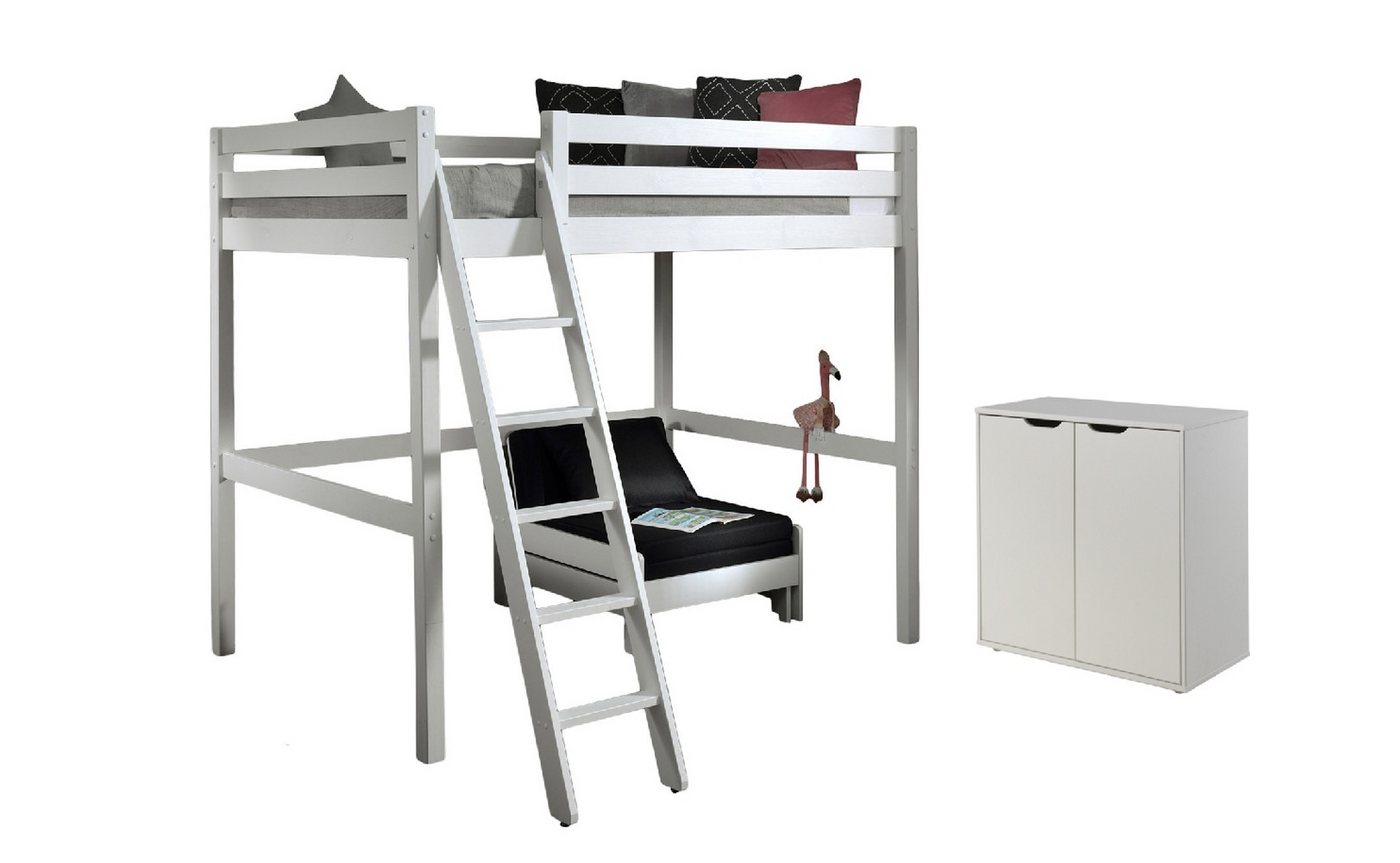 möbelando Hochbett PINO 209 x 190 x 215 cm (B/H/T) von möbelando