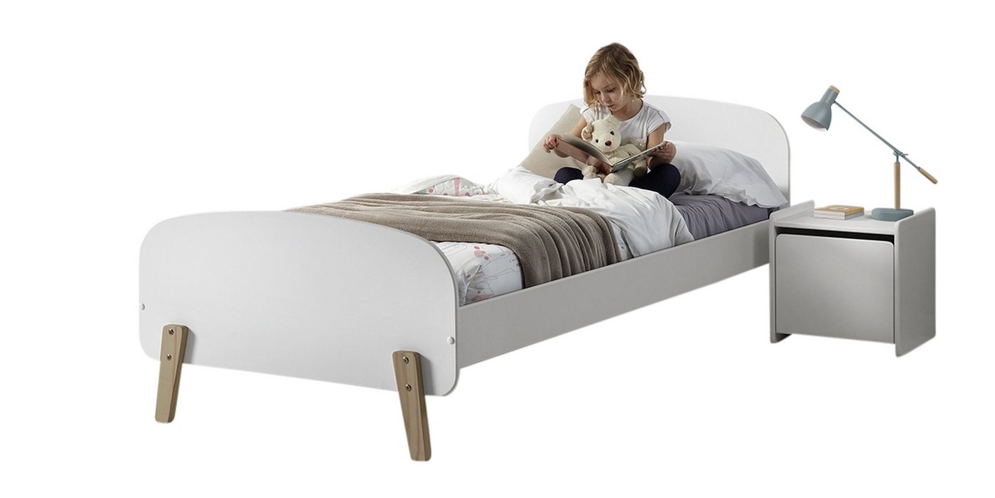 möbelando Kinderbett KIDDY, 205,5 x 72,5 x 95 cm (B/H/T) von möbelando