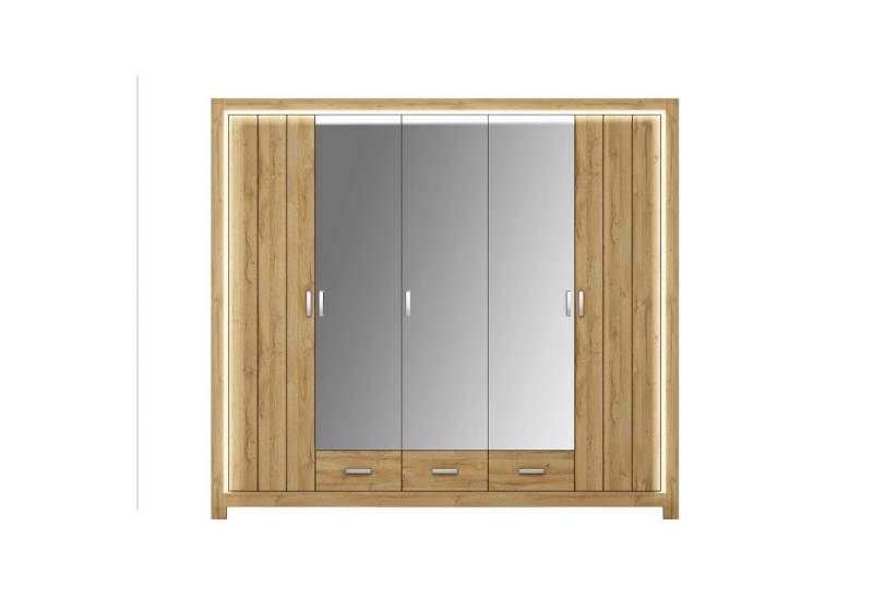 Forestdream Kleiderschrank 244,3 x 220 x 56,2 cm (B/H/T) von Forestdream
