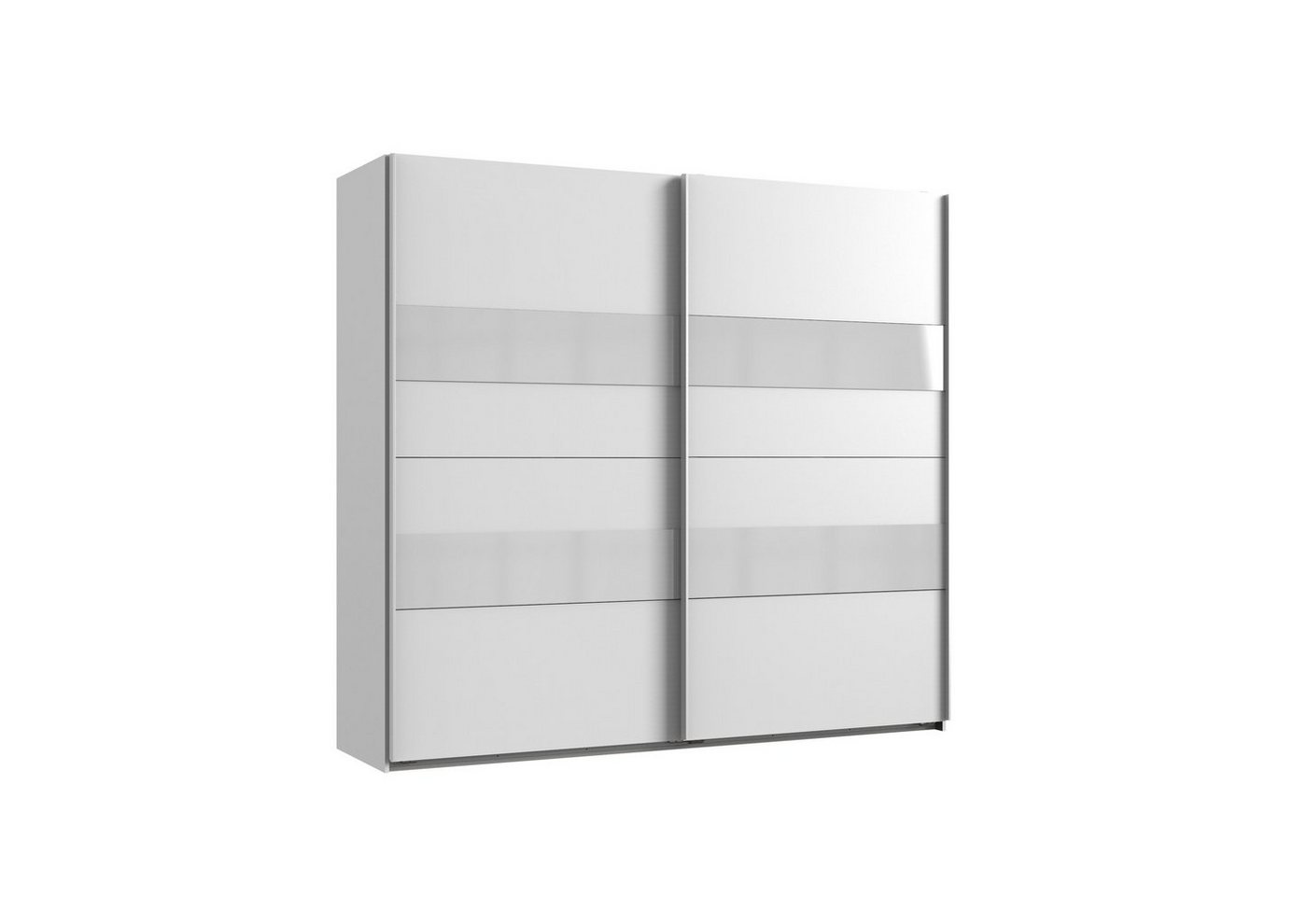 freiraum Kleiderschrank Altona2 (B/H/T: 225x210x65 cm) in Weiß mit 2 Türen und 4 Einlegeböden von freiraum