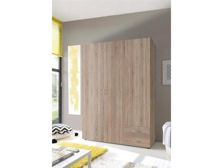 möbelando Kleiderschrank Hamina 120 x 177 x 52 cm (B/H/T), Sonoma-Eiche von möbelando