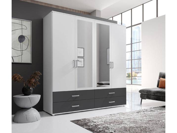 möbelando Kleiderschrank Ivar 180 x 190 x 51 cm (B/H/T) von möbelando