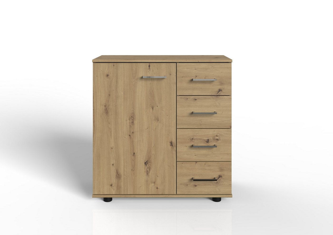 Wimex Kombikommode in ARTISAN EICHE NACHBILDUNG - 81x83x41cm (BxHxT) von Wimex