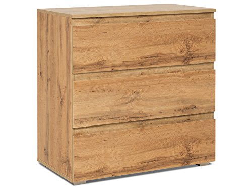 möbelando Kommode Anrichte Sideboard Highboard Standschrank Holzschrank Flur Ravenna IV Honig-Eiche von möbelando