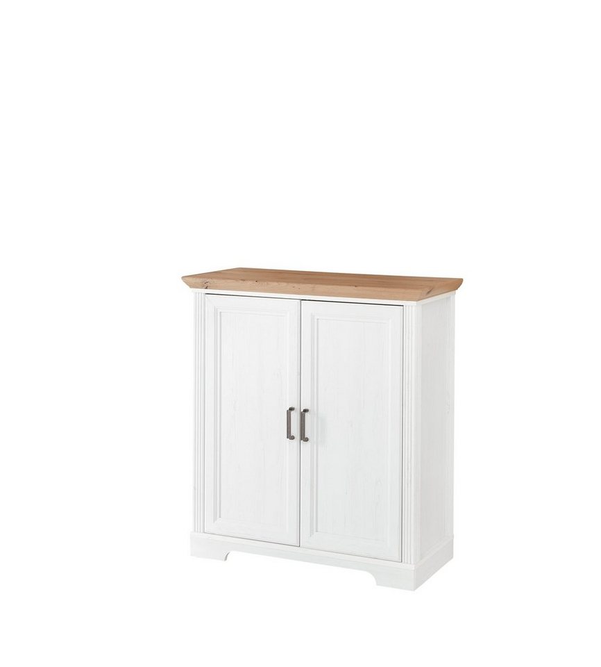 freiraum Kommode JASMIN (BxHxT: 93x102x41 cm), in Artisan/Weiß mit 2 Türen und 2 Einlegeböden von freiraum