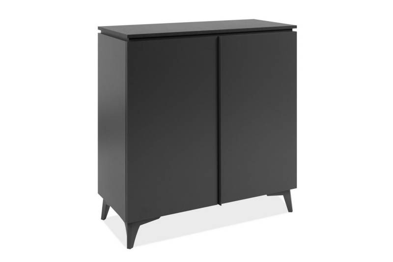 Finori Kommode in Schiefer dunkel / anthrazit - 88x92x40cm (BxHxT) von Finori