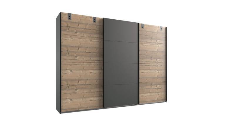 freiraum Komplettschlafzimmer Malmö, (B/H/T: 562x210x210 cm), in Graphit mit Absetzungen in Silver Fir-Nahcbildung von freiraum