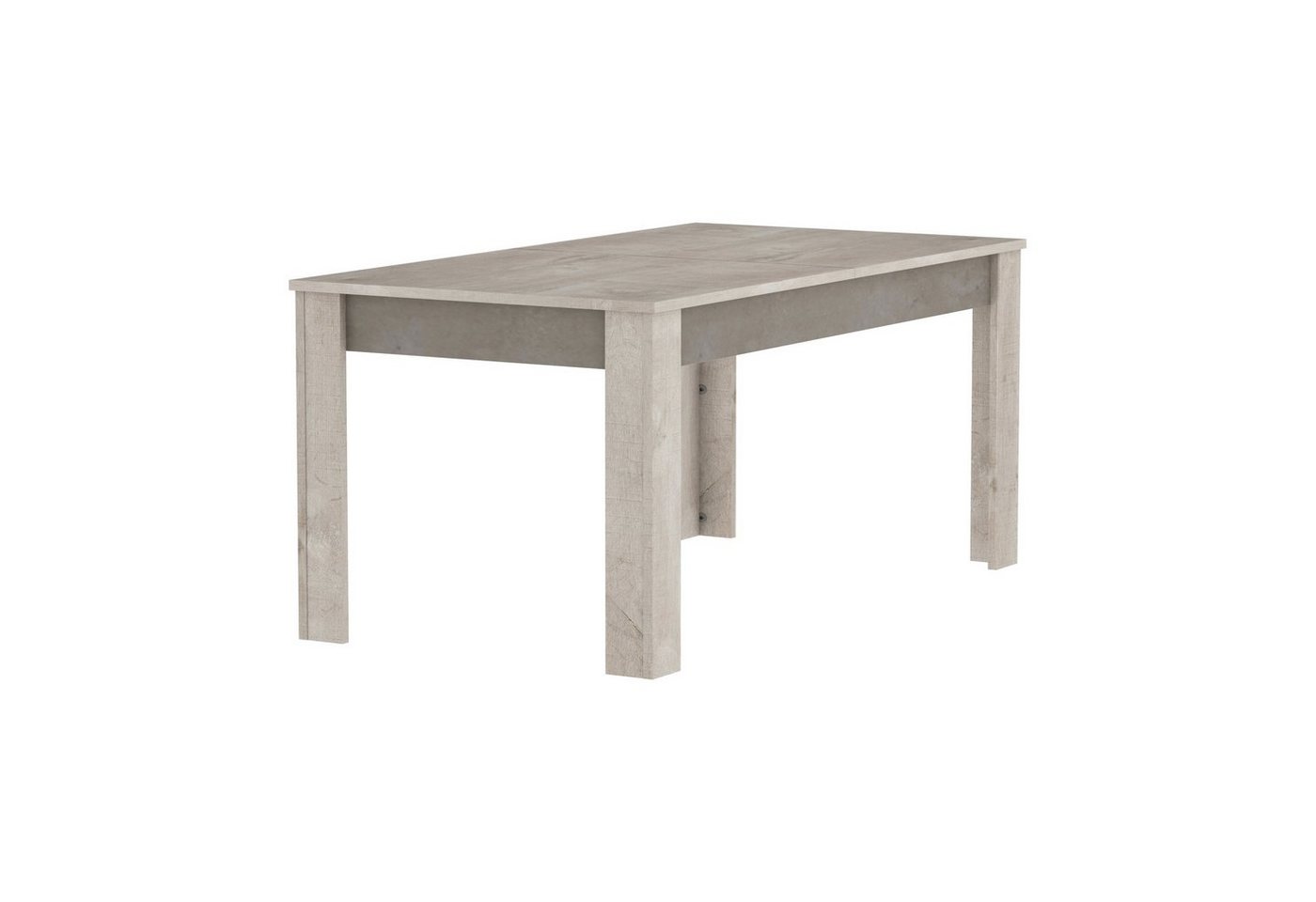 PREISBRECHER Küchentisch Antibes, in Eiche Champagner / Beton Beige. Abmessungen (BxHxT) 170x77x90 cm von PREISBRECHER