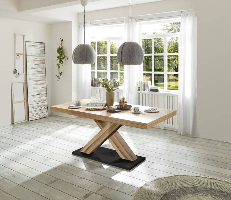 Mäusbacher Kulissentisch in asteiche / plankeneiche - 180x76x90cm (BxHxT) von Mäusbacher