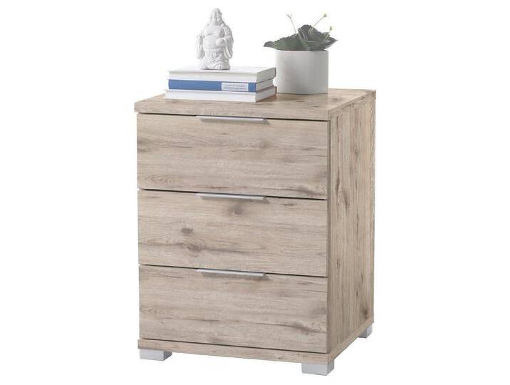 möbelando Nachtkommode Nelli, 46 x 61 x 42 cm (B/H/T), Sandeiche von möbelando