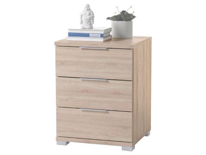 möbelando Nachtkommode Nelli, 46 x 61 x 42 cm (B/H/T), Sonoma-Eiche von möbelando