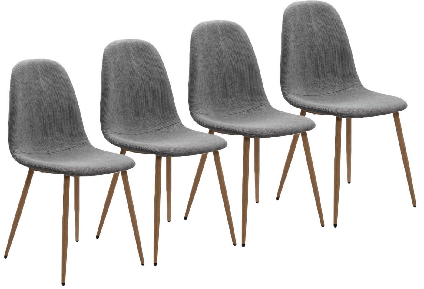 Finori Polsterstuhl 43 x 83 x 50 cm (B/H/T) (4er Set) von Finori