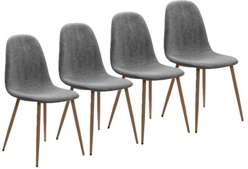 freiraum Polsterstuhl Anya (4er Set), 43 x 83 x 50 cm (B/H/T) von freiraum