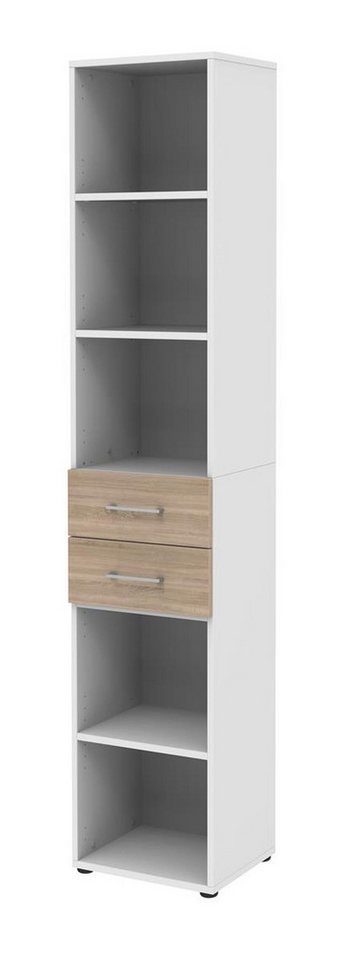 möbelando Regal 859 home.office by rb, 40 x 212,5 x 34,4 cm (B/H/T) von möbelando