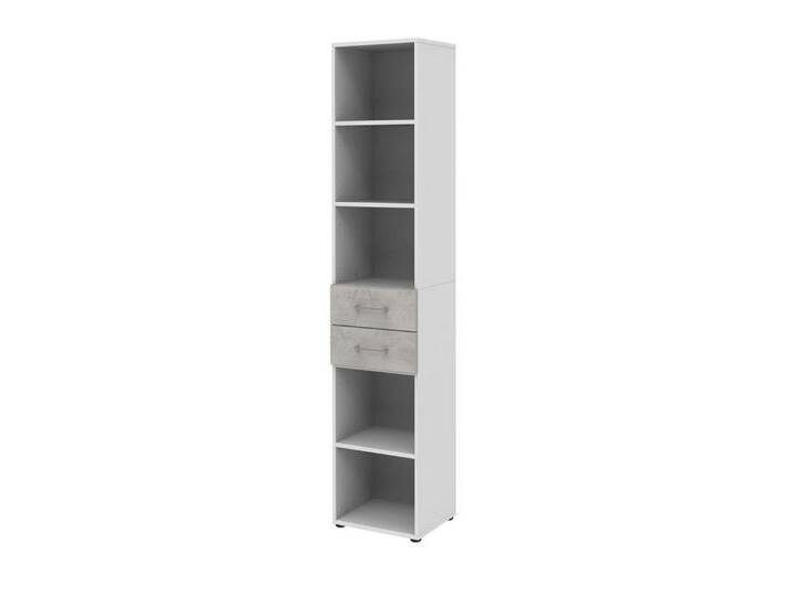 möbelando Regal 859 home.office by rb, 40 x 212,5 x 34,4 cm (B/H/T) von möbelando