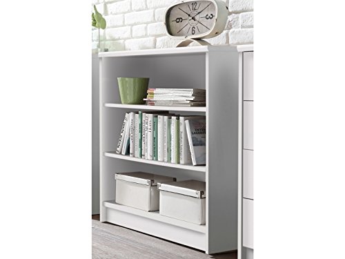 möbelando Regal Beistellregal Dekoregal Standregal Holzregal Bücherregal Büro Olli II Weiß möbelando Regal Beistellregal Dekoregal Standregal Holzregal Bücherregal Büro Olli II Weiß von möbelando