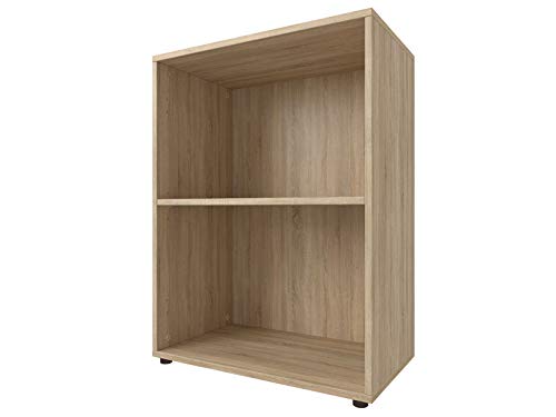möbelando Regal Bücherregal Standregal Holzregal Beistellregal Ablageregal Büro Trio 2" Sonoma/Eiche möbelando Regal Bücherregal Standregal Holzregal Beistellregal Ablageregal Büro Trio 2" Sonoma/Eiche von möbelando