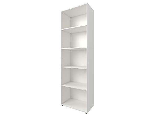 möbelando Regal Bücherregal Standregal Holzregal Beistellregal Büroregal Trio 5" Weiß möbelando Regal Bücherregal Standregal Holzregal Beistellregal Büroregal Trio 5" Weiß von möbelando