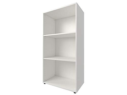 möbelando Regal Büroregal Standregal Beistellregal Holzregal Bücherregal Trio 3" Weiß möbelando Regal Büroregal Standregal Beistellregal Holzregal Bücherregal Trio 3" Weiß von möbelando