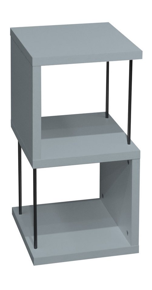 Mäusbacher Regal in aqua matt lack - 33x65x33cm (BxHxT) von Mäusbacher