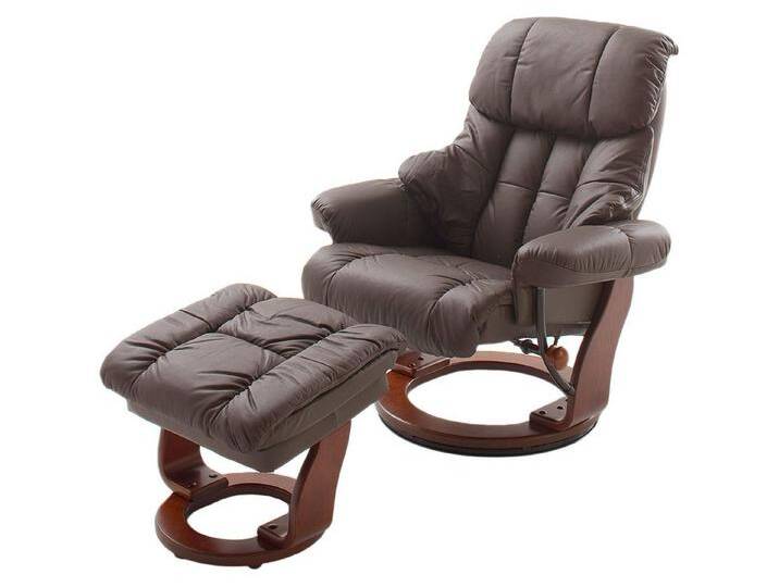 möbelando Relaxsessel Carl, 90 x 104 x 122 cm (B/H/T), braun, Braun Walnuss von möbelando
