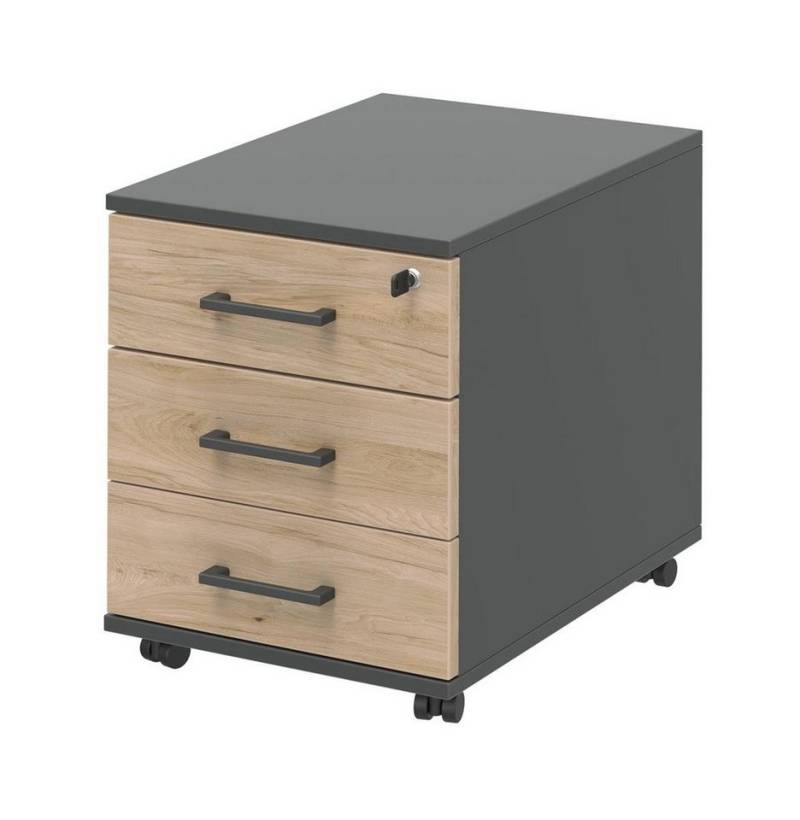 möbelando Rollcontainer 859 home.office by rb, 42,5 x 55 x 50 cm (B/H/T) von möbelando
